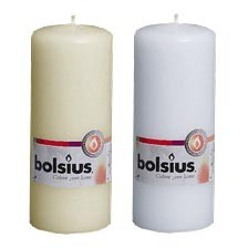 Bolsius - Euro Classic Pillar Candle 150 x 58mm - White or Ivory