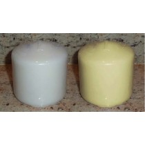 Cool Candles - Pillar 7.5 x 7.5cm (3"x3") - White or Ivory