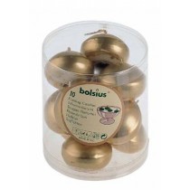 Bolsius Gold 5 Hour Floaters - GOLD