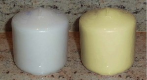 Cool Candles - Pillar 7.5 x 7.5cm (3"x3") - White or Ivory
