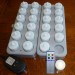Set of 24 LED rechargeable battery candles