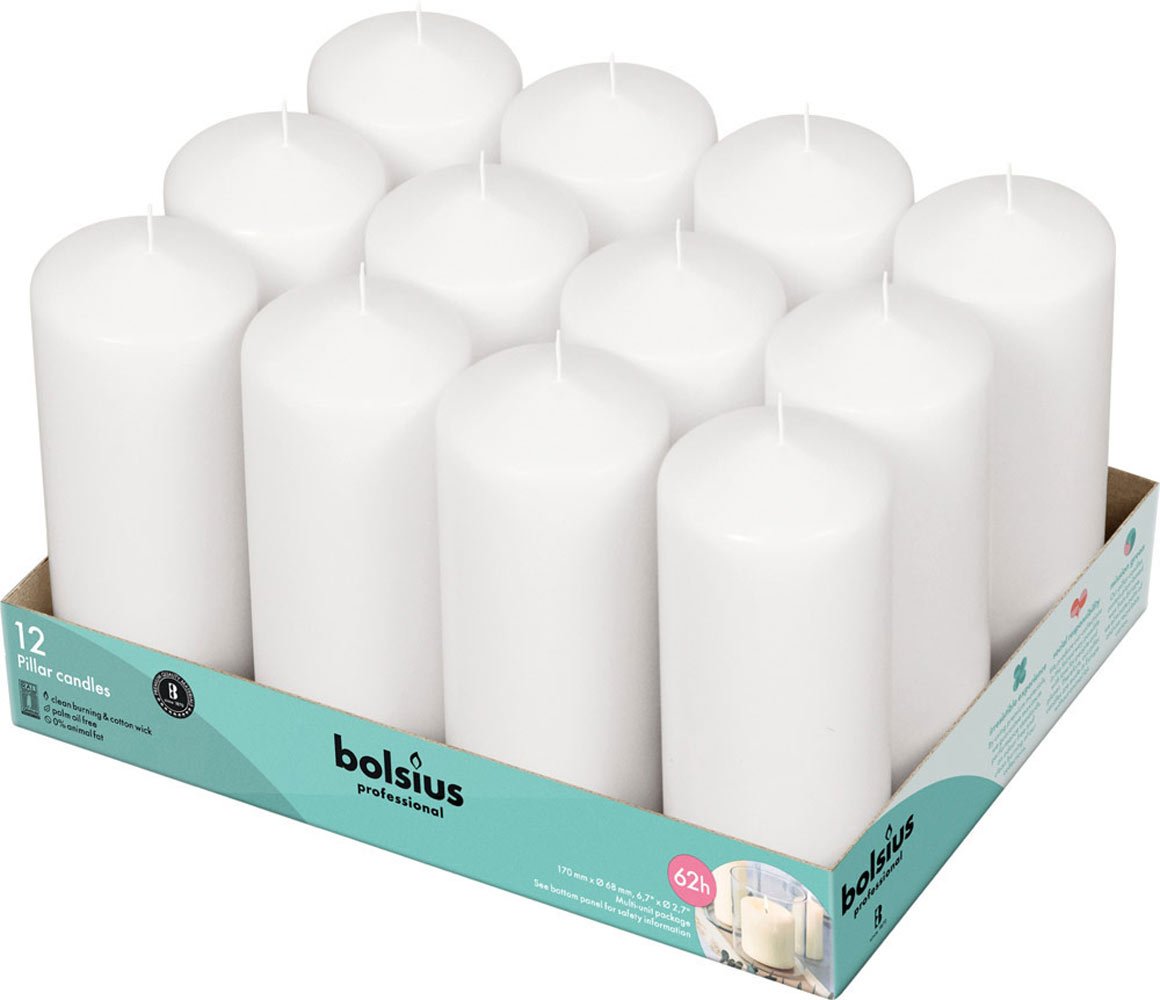 Bolsius Euro Classic Pillar Candle 168 x 68mm