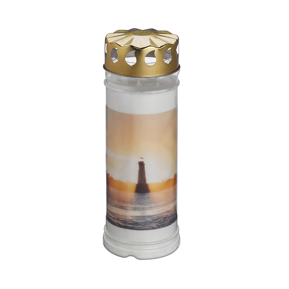 Bolsius Graveyard Light (7 day Burn Time) - Clouds, Fields & Lighthouse