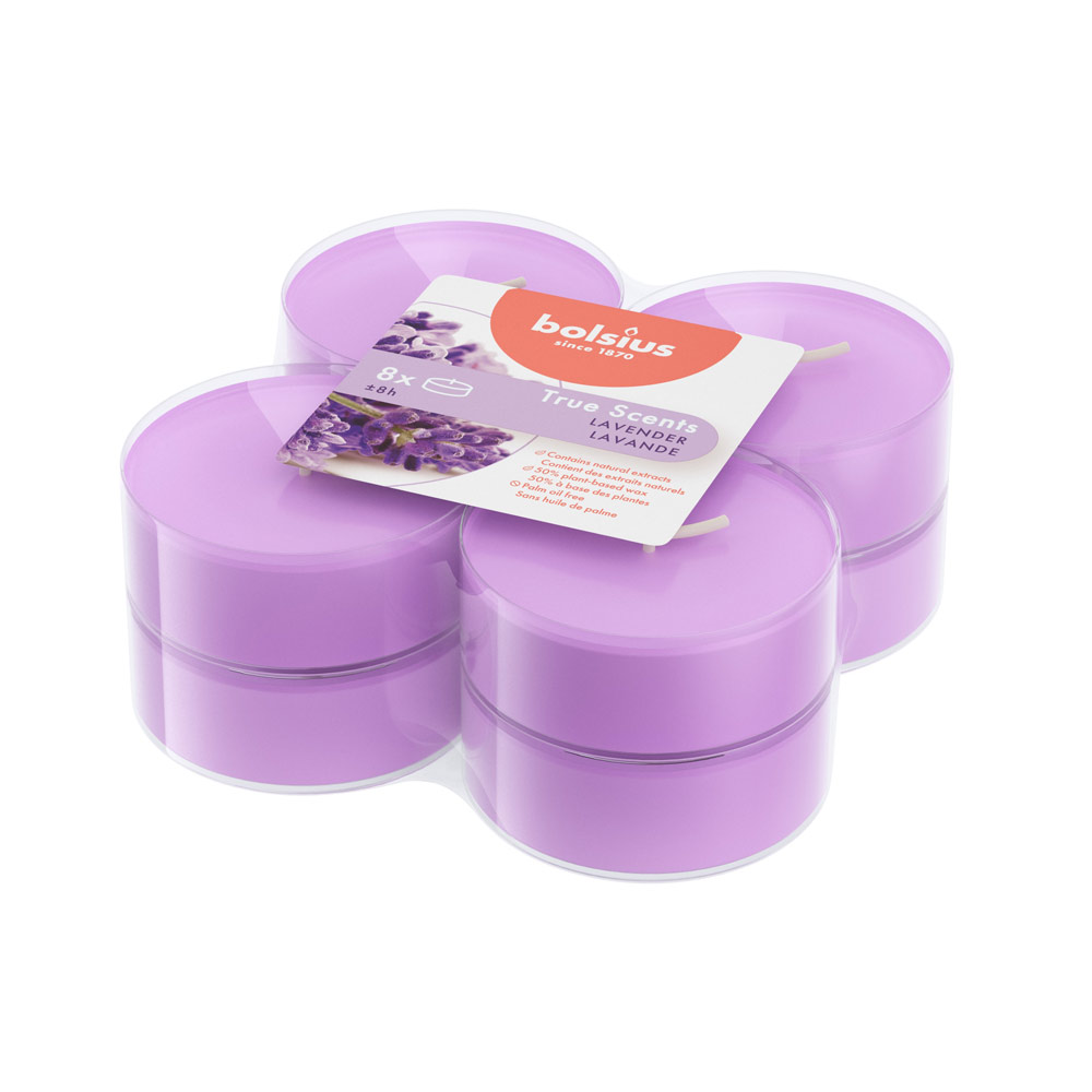Bolsius Fragrance Maxi Tealight 8hrs