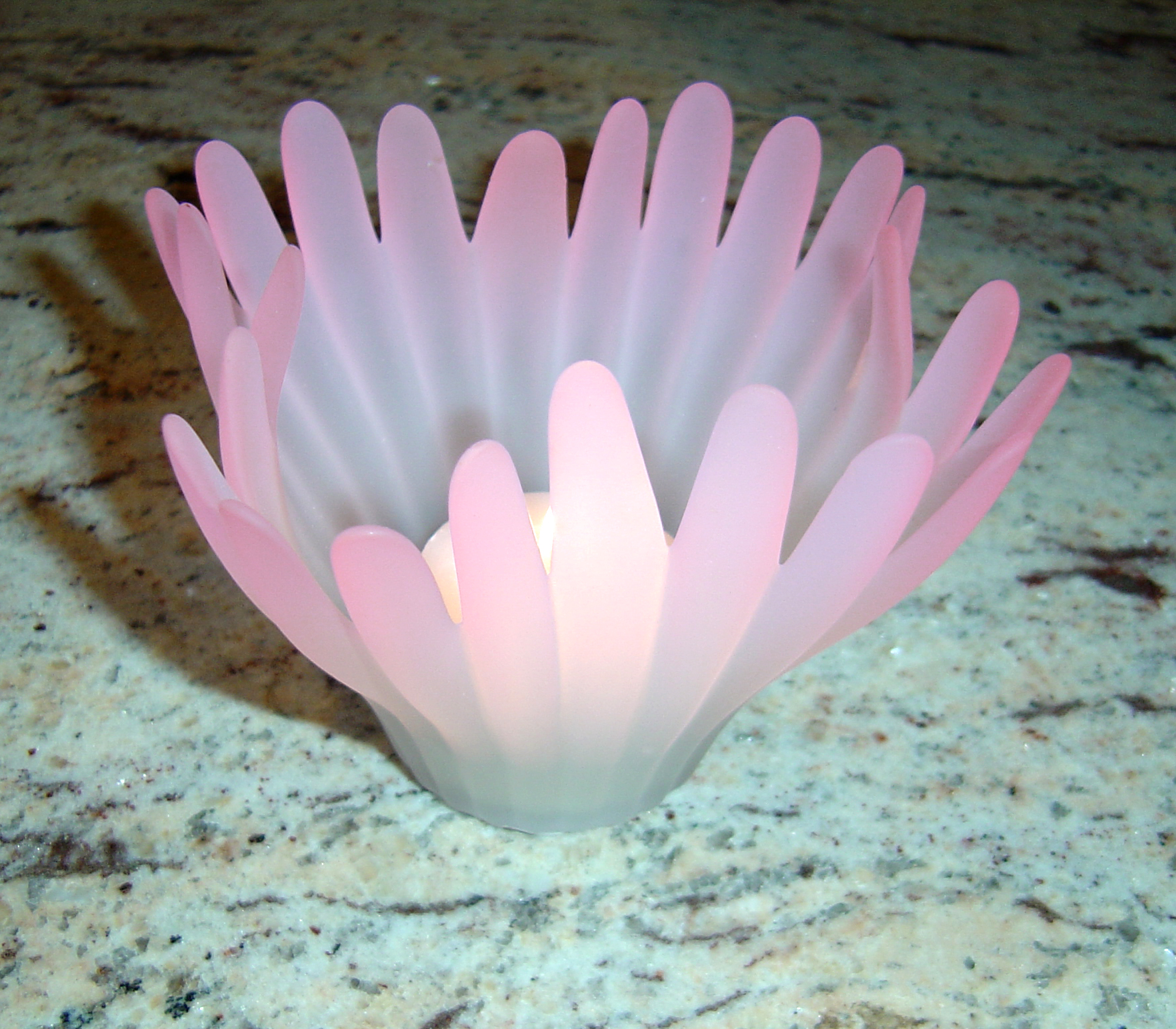 "Coral" Tea Light or Votive Lamp - Image 5